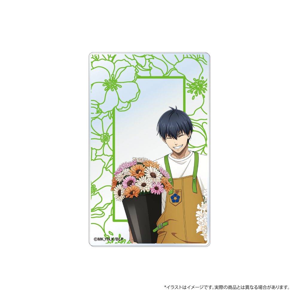 ブルーロック アクリルカード 潔世一(お花屋さん) ("Blue Lock" Acrylic Card Isagi Yoichi (Florist))