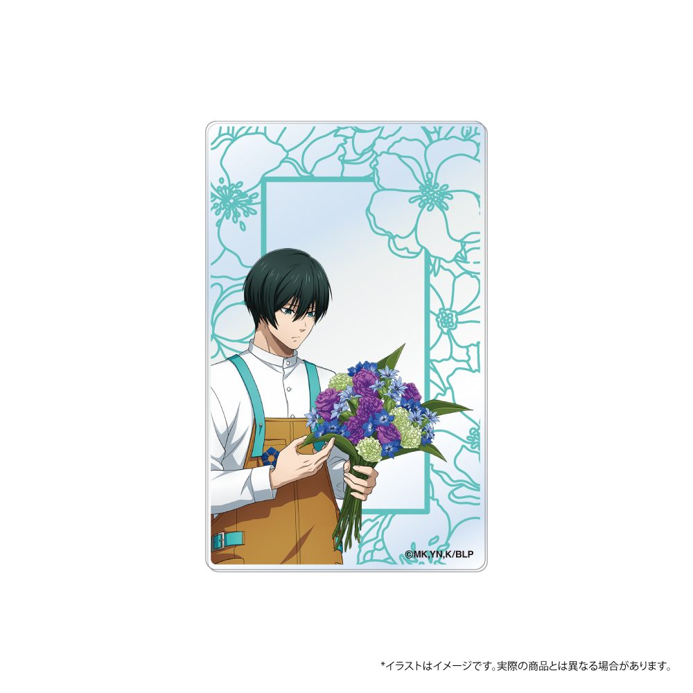 ブルーロック アクリルカード 糸師凛(お花屋さん) ("Blue Lock" Acrylic Card Itoshi Rin (Florist))
