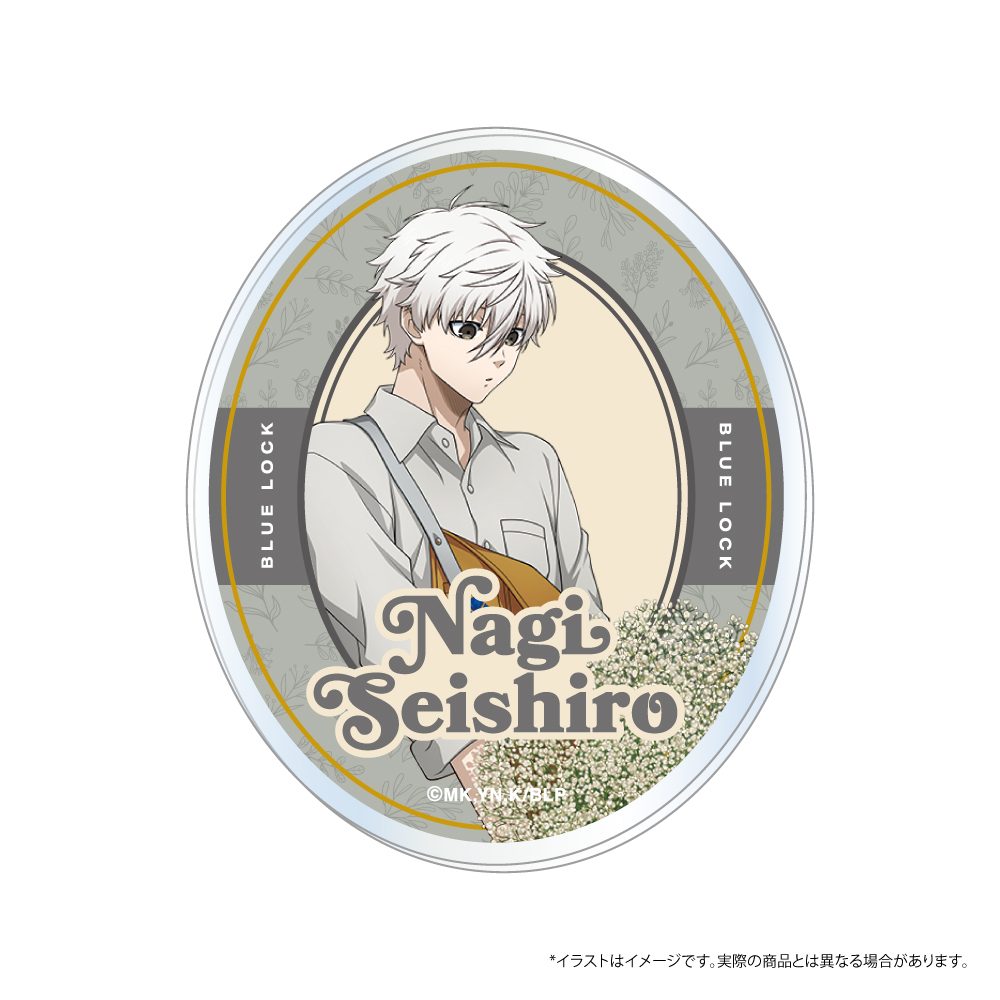 ブルーロック アクリルステッカー 凪誠士郎(お花屋さん) ("Blue Lock" Acrylic Sticker Nagi Seishiro (Florist))