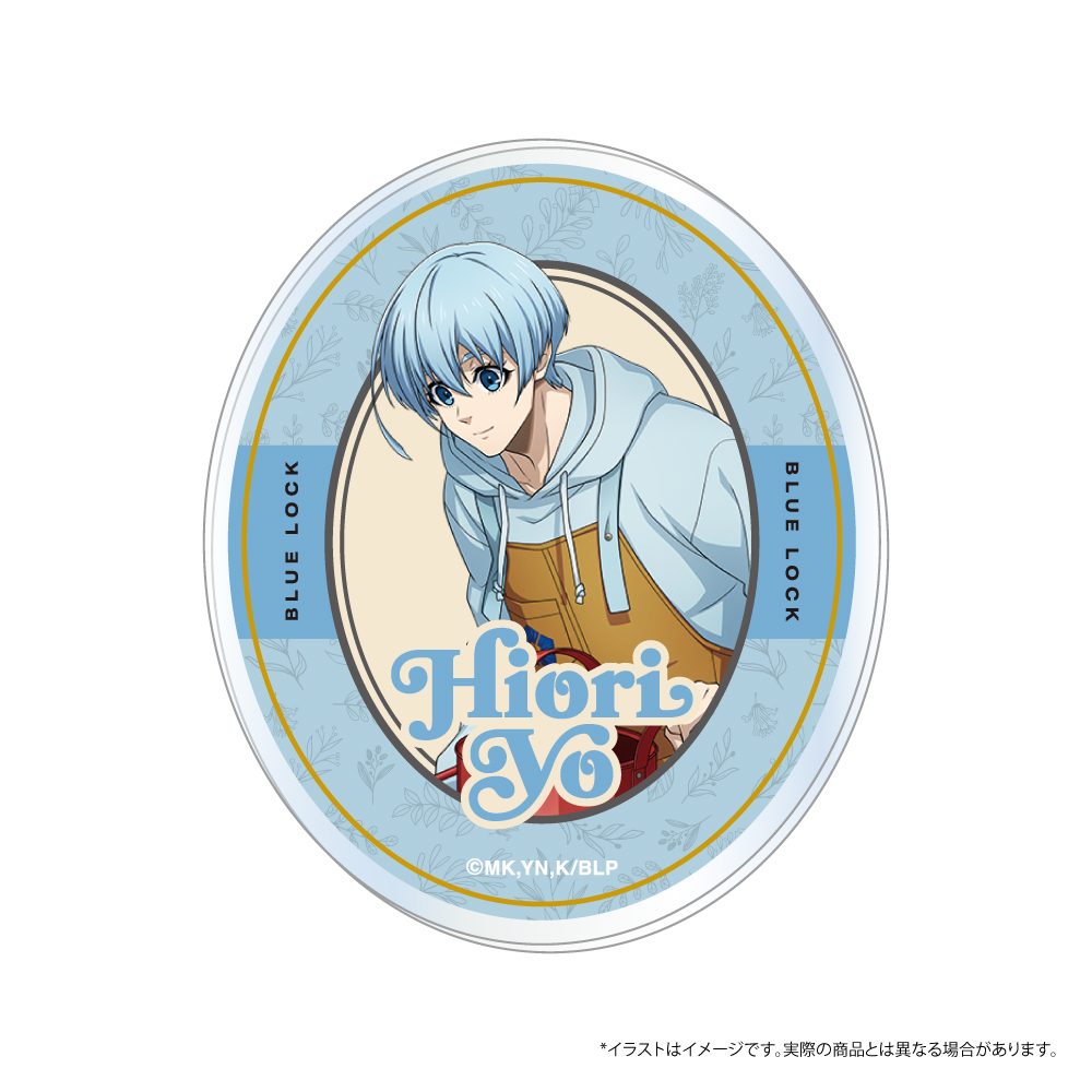 ブルーロック アクリルステッカー 氷織羊(お花屋さん) ("Blue Lock" Acrylic Sticker Hiori Yo (Florist))