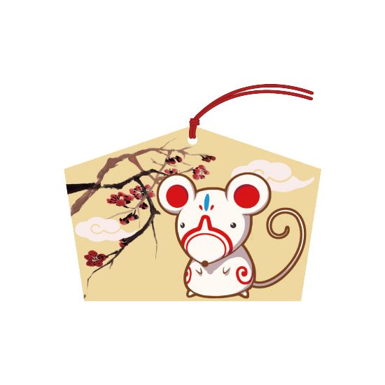刀剣乱舞-ONLINE- 絵馬 梅 ("Touken Ranbu -ONLINE-" Wooden Tablet Plum)
