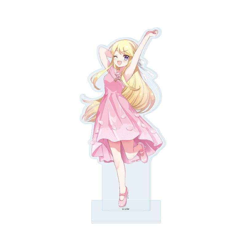 BIGアクリルスタンド きんいろモザイク 14 九条カレン バースデードレスVer.(描き下ろしイラスト) (Big Acrylic Stand "Kin-iro Mosaic" 14 Kujo Karen Birthday Dress Ver. (Original Illustration))