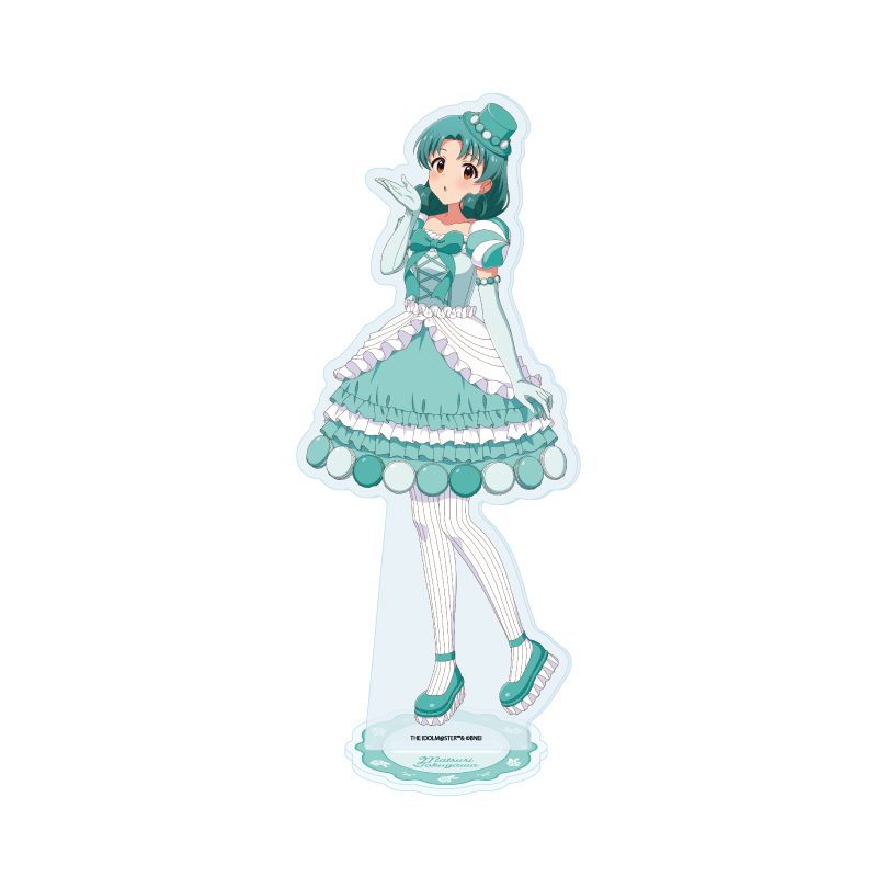 アクリルスタンド アイドルマスター ミリオンライブ! 33 徳川まつり マカロンドレスVer.(描き下ろしイラスト) (Acrylic Stand "The Idolmaster Million Live!" 33 Tokugawa Matsuri Macaron Dress Ver. (Original Illustration))