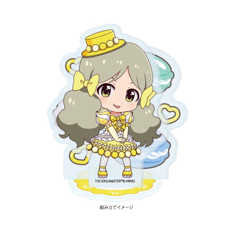 アクリルスタンドプレート アイドルマスター ミリオンライブ! 52 ロコ マカロンドレスVer.(ミニキャライラスト) (Acrylic Stand Plate "The Idolmaster Million Live!" 52 Roco Macaron Dress Ver. (Mini Character Illustration))
