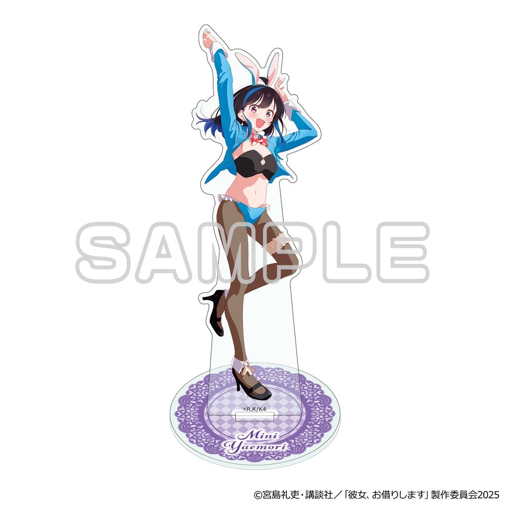 彼女、お借りします BIGアクリルスタンド 八重森みに・逆バニー ("Rent-A-Girlfriend" Big Acrylic Stand Yaemori Mini, Reverse Bunny)