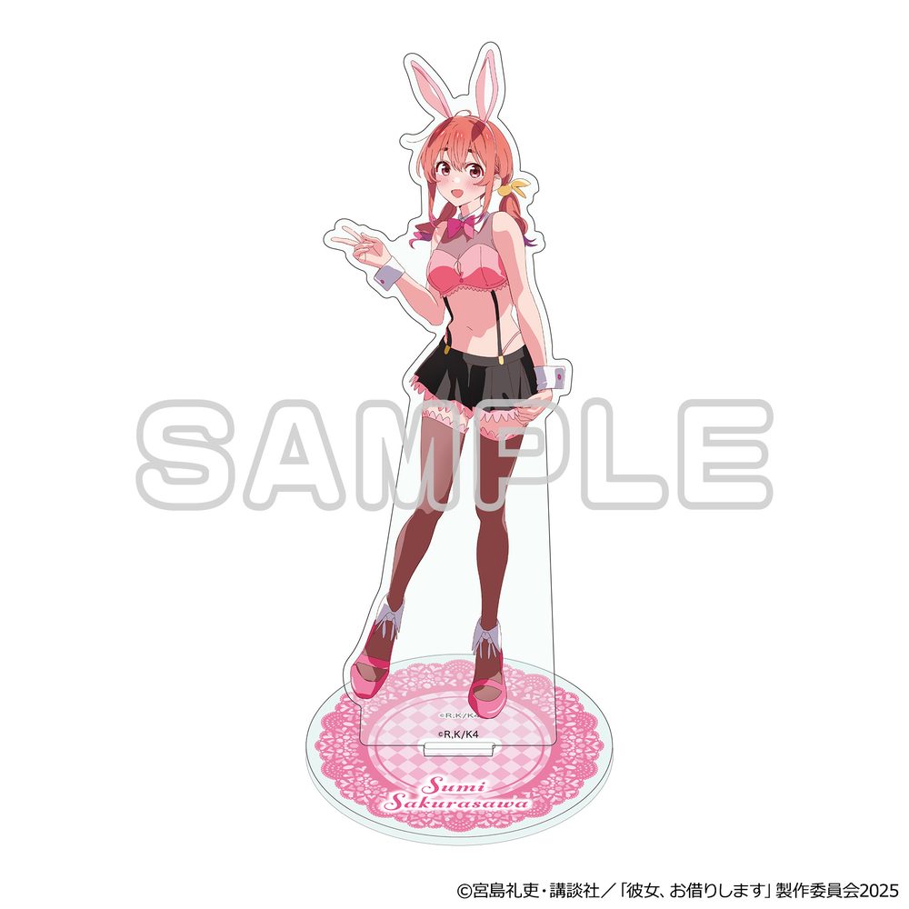 彼女、お借りします BIGアクリルスタンド 桜沢墨・逆バニー ("Rent-A-Girlfriend" Big Acrylic Stand Sakurasawa Sumi, Reverse Bunny)