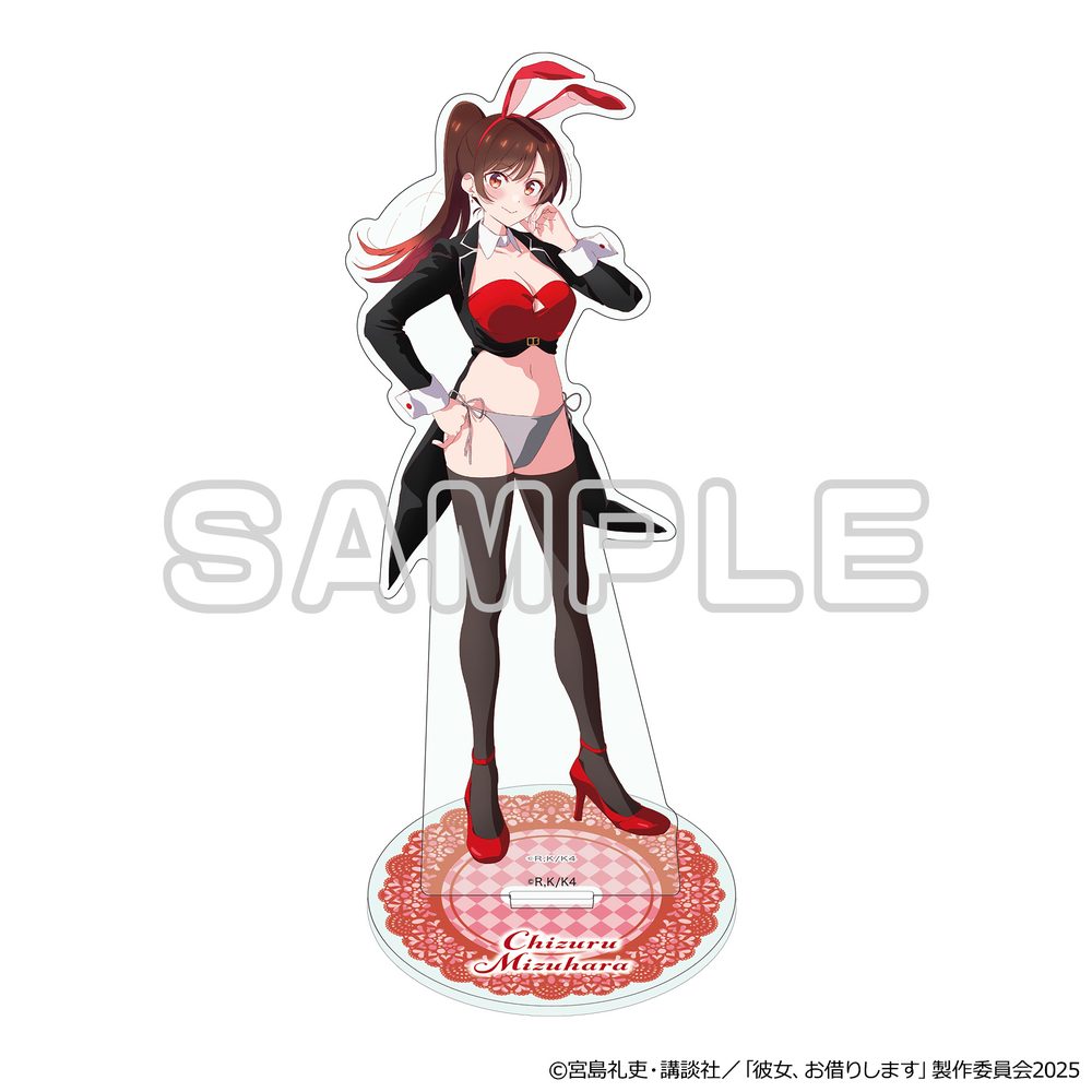 彼女、お借りします BIGアクリルスタンド 水原千鶴・逆バニー ("Rent-A-Girlfriend" Big Acrylic Stand Mizuhara Chizuru, Reverse Bunny)