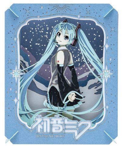 初音ミク ペーパーシアター PT-407 夜空を見上げて (Hatsune Miku Paper Theater PT-407 Looking Up at the Night Sky)
