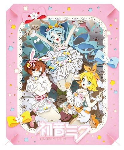 初音ミク ペーパーシアター PT-J13 イースター(初音ミク・鏡音リン・MEIKO) (Hatsune Miku Paper Theater PT-J13 Easter (Hatsune Miku & Kagamine Rin & MEIKO))