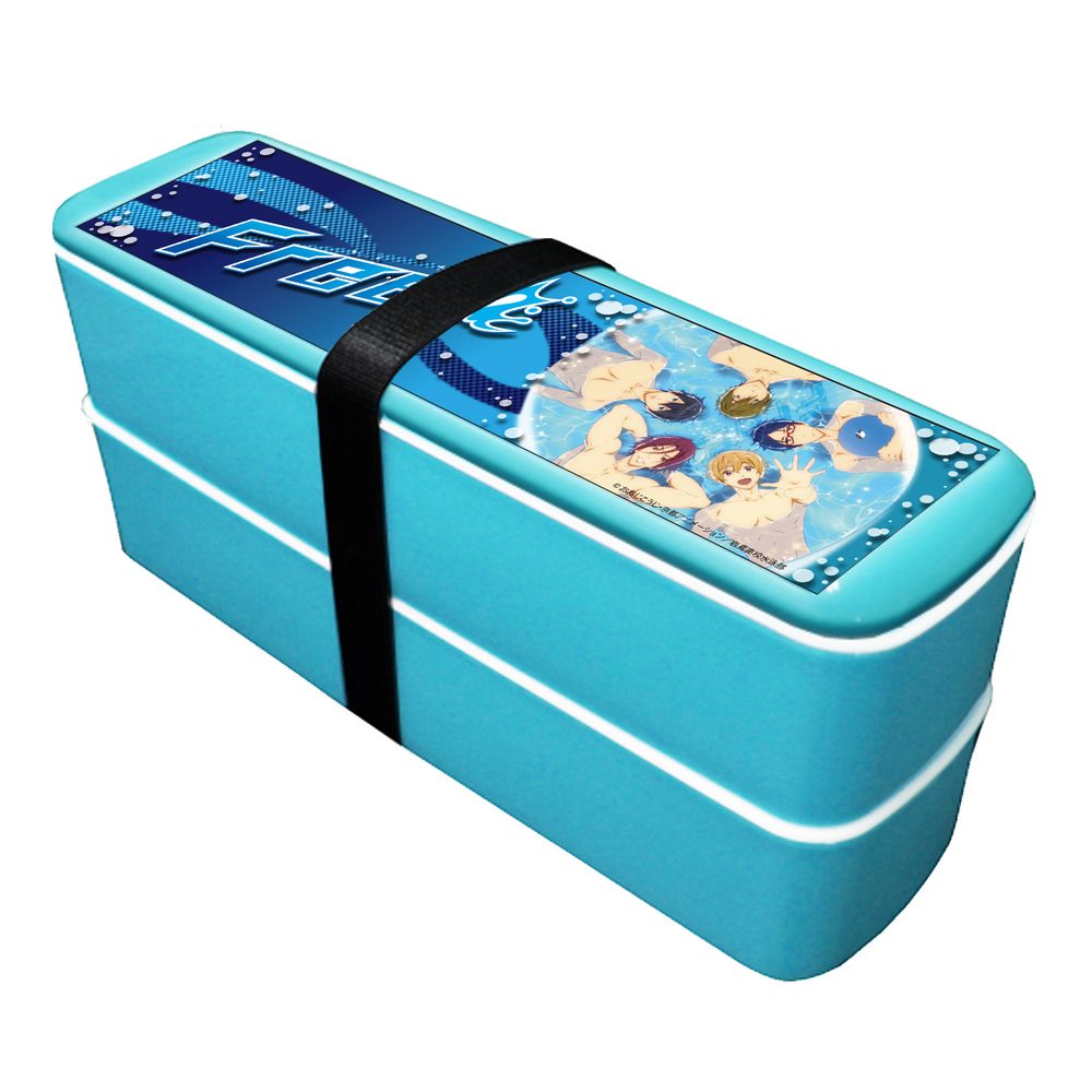 Free！ 2段ランチボックススリム プール ("Free!" Lunch Box Slim Pool)