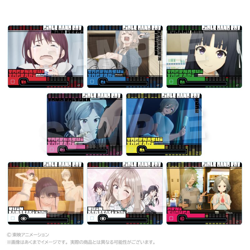 ガールズバンドクライ トレーディング場面写アクリルスタンド ("Girls Band Cry" Trading Scenes Acrylic Stand)