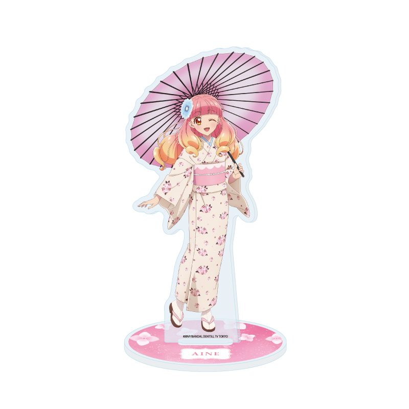 アクリルスタンド アイカツフレンズ! 01 友希あいね 梅雨Ver.(描き下ろしイラスト) (Acrylic Stand "Aikatsu Friends!" 01 Yuki Aine Rainy Season Ver. (Original Illustration))