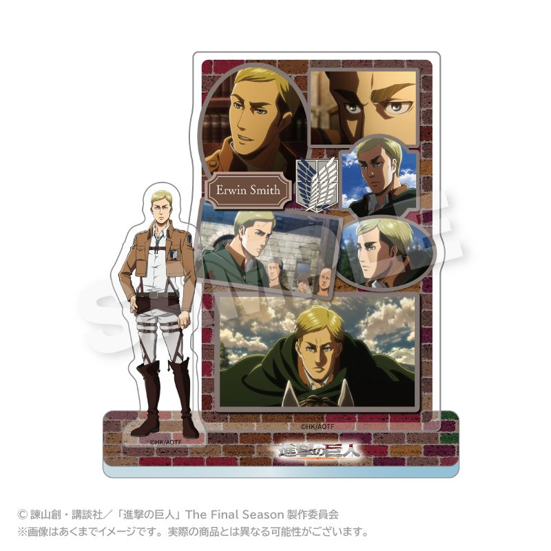 進撃の巨人 メモリーズアクリルマスコット エルヴィン・スミス ("Attack on Titan" Memories Acrylic Mascot Erwin Smith)