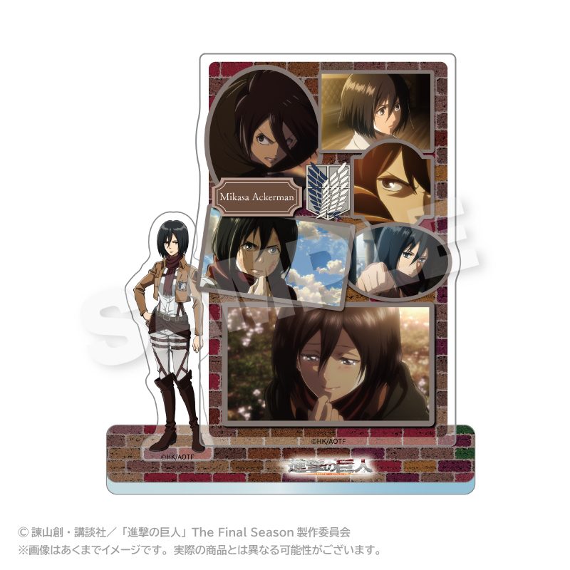 進撃の巨人 メモリーズアクリルマスコット ミカサ・アッカーマン ("Attack on Titan" Memories Acrylic Mascot Mikasa Ackerman)