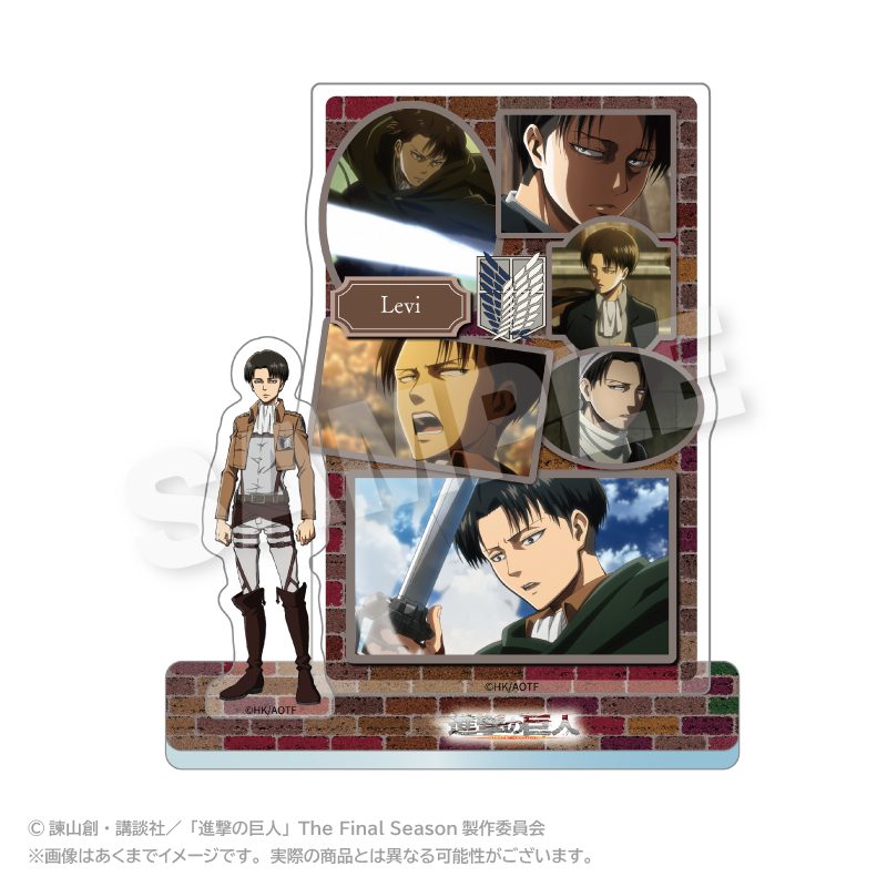 進撃の巨人 メモリーズアクリルマスコット リヴァイ ("Attack on Titan" Memories Acrylic Mascot Levi)