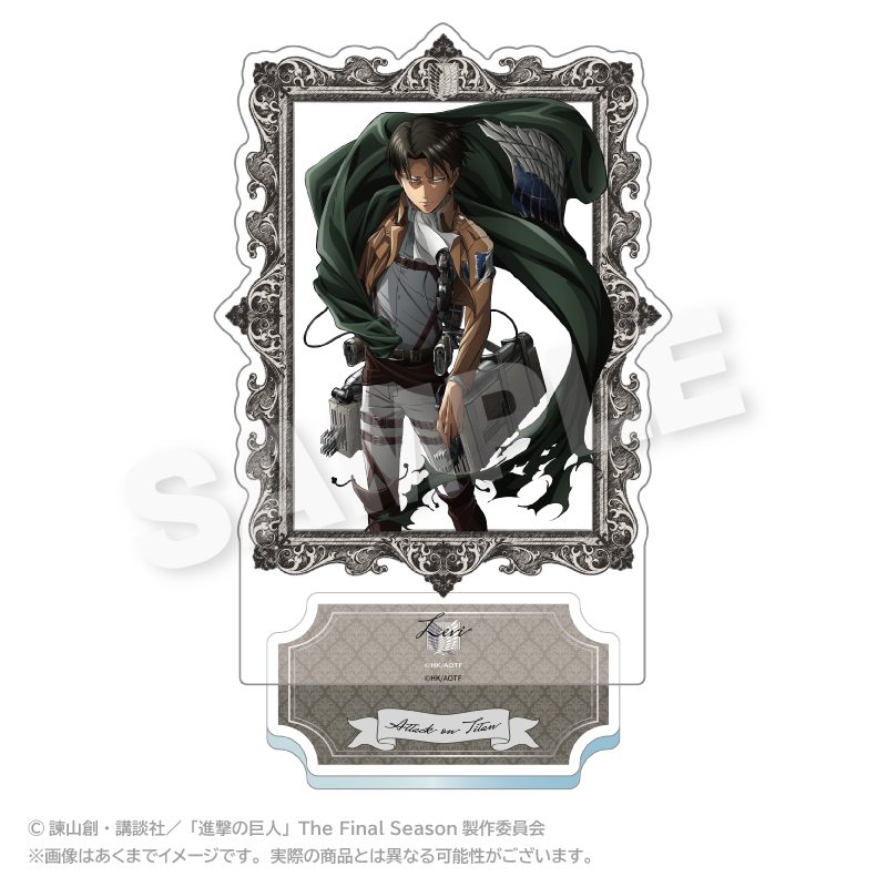 進撃の巨人 額縁アクリルスタンド リヴァイ ("Attack on Titan" Frame Acrylic Stand Levi)