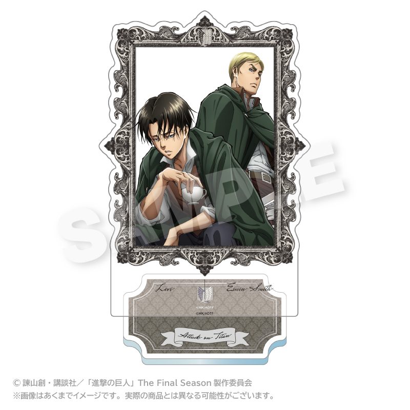 進撃の巨人 額縁アクリルスタンド リヴァイ&エルヴィン ("Attack on Titan" Frame Acrylic Stand Levi & Erwin)
