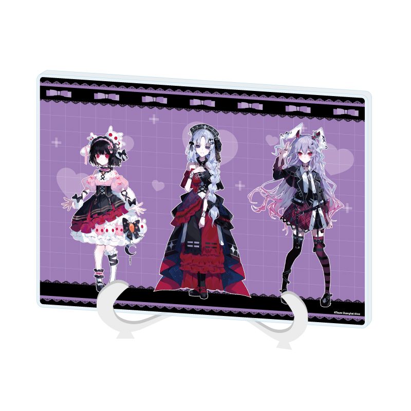 アクリルアートボード A5サイズ 東方Project 04 永琳&優曇華院&てゐ 病みかわいいVer.(描き起こしイラスト) (Acrylic Art Board A5 Size "Touhou Project" 04 Eirin & Udongein & Tewi Yami Kawaii Ver. (Original Illustration))