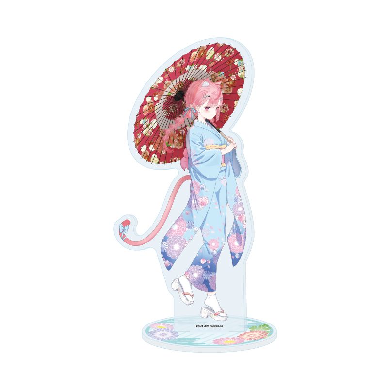 アクリルスタンド 結城さくな 02 振袖(描き下ろしイラスト) (Acrylic Stand Yuuki Sakuna 02 Furisode (Original Illustration))