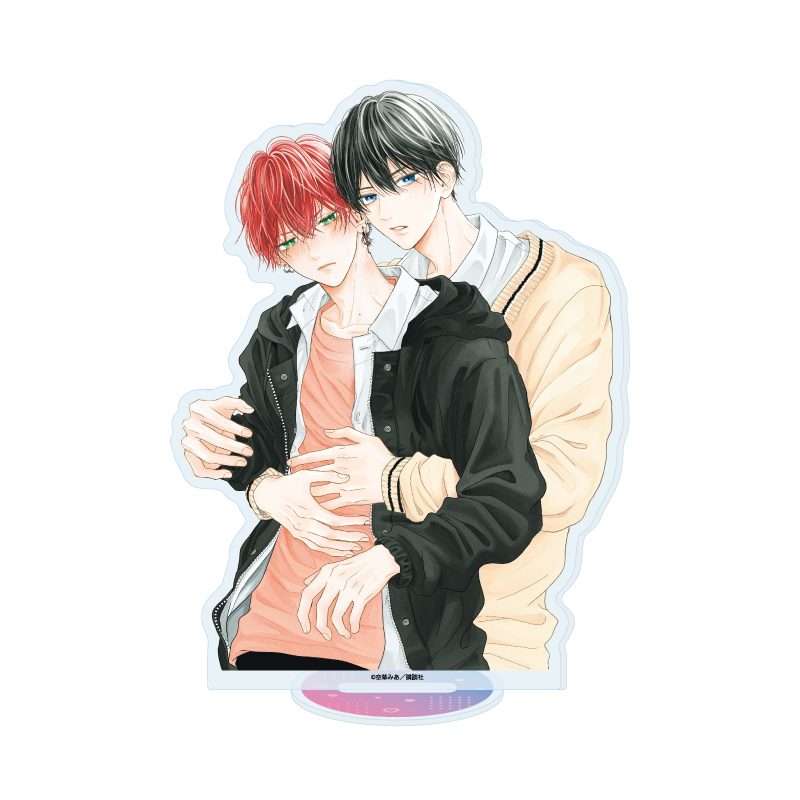 アクリルスタンド たまらないのは恋なのか 03 北原陸&美澄青羽A(公式イラスト) (Acrylic Stand "A Love Too Captivating" 03 Kitahara Riku & Misuzu Aoha A (Official Illustration))