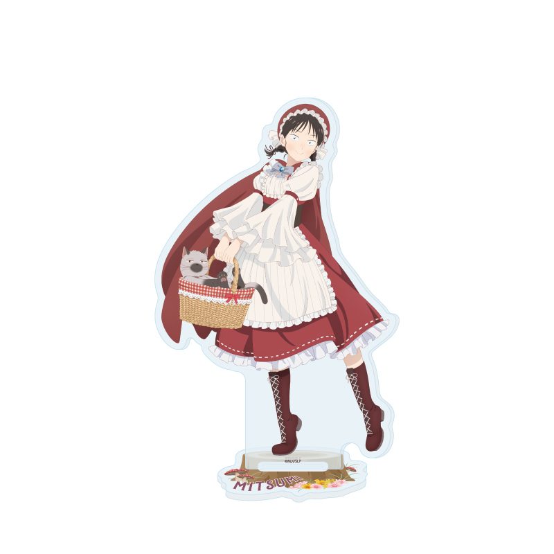 アクリルスタンド スキップとローファー 26 岩倉美津未 赤ずきんVer.(描き下ろしイラスト) (Acrylic Stand "Skip and Loafer" 26 Iwakura Mitsumi Little Red Riding Hood Ver. (Original Illustration))