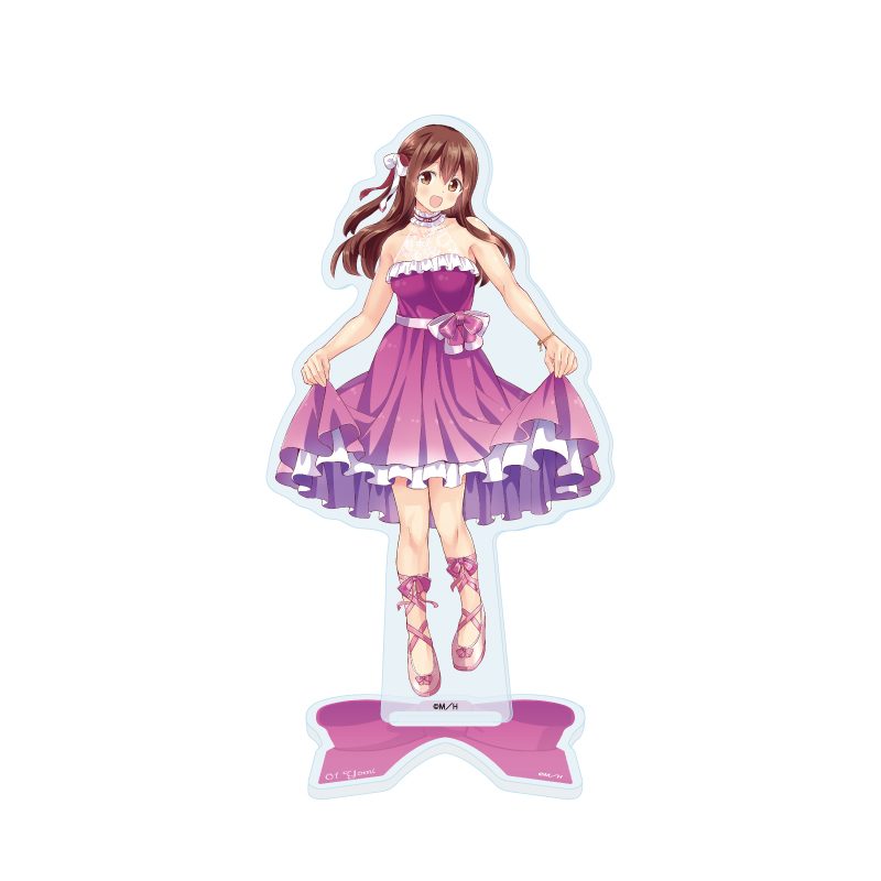 アクリルスタンド 球詠 01 武田詠深 パーティードレスVer.(描き下ろしイラスト) (Acrylic Stand "Tamayomi" 01 Takeda Yomi Party Dress Ver. (Original Illustration))