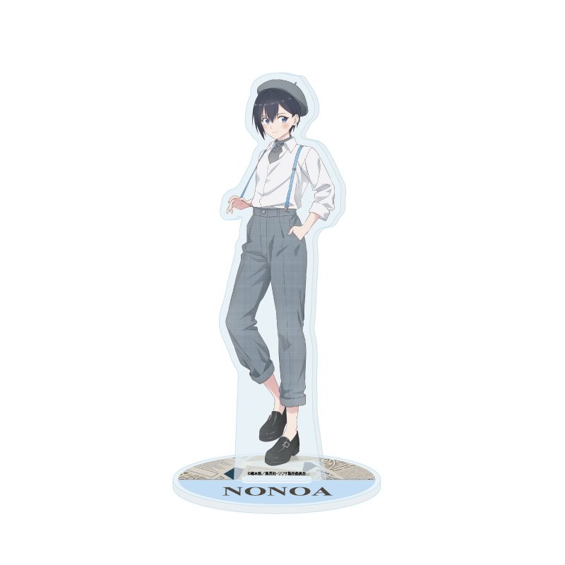 アクリルスタンド 2.5次元の誘惑 23 ノノア ベレー×サスペンダーVer.(描き下ろしイラスト) (Acrylic Stand "2.5 Dimensional Seduction" 23 Nonoa Beret x Suspenders Ver. (Original Illustration))