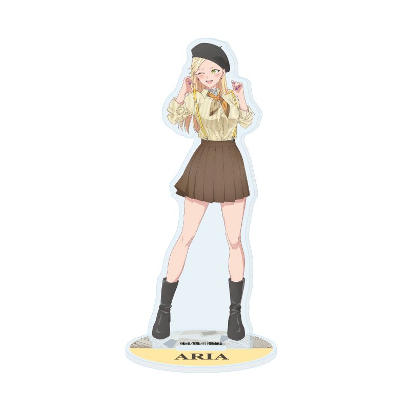 アクリルスタンド 2.5次元の誘惑 24 喜咲アリア ベレー×サスペンダーVer.(描き下ろしイラスト) (Acrylic Stand "2.5 Dimensional Seduction" 24 Kisaki Aria Beret x Suspenders Ver. (Original Illustration))