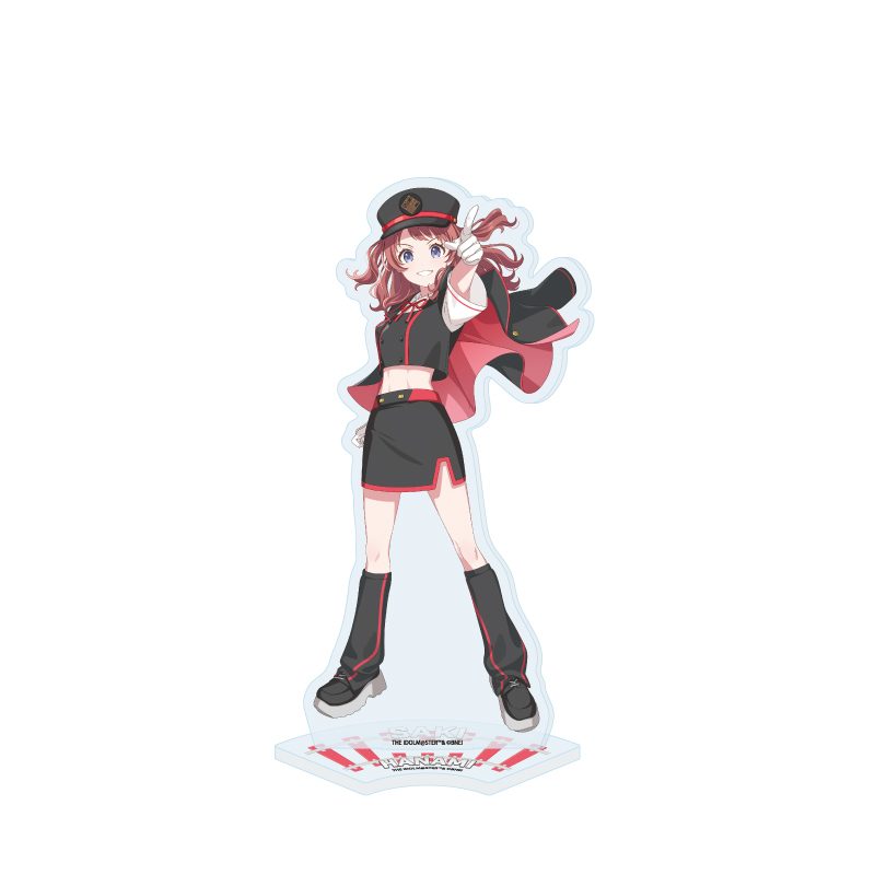 アクリルスタンド 学園アイドルマスター 73 花海咲季 駅員風衣装Ver.(描き下ろしイラスト) (Acrylic Stand "Gakuen Idolmaster" 73 Hanami Saki Station Staff Style Costume Ver. (Original Illustration))