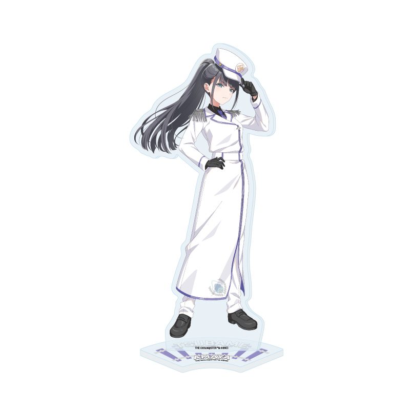 アクリルスタンド 学園アイドルマスター 76 雨夜燕 駅員風衣装Ver.(描き下ろしイラスト) (Acrylic Stand "Gakuen Idolmaster" 76 Amaya Tsubame Station Staff Style Costume Ver. (Original Illustration))