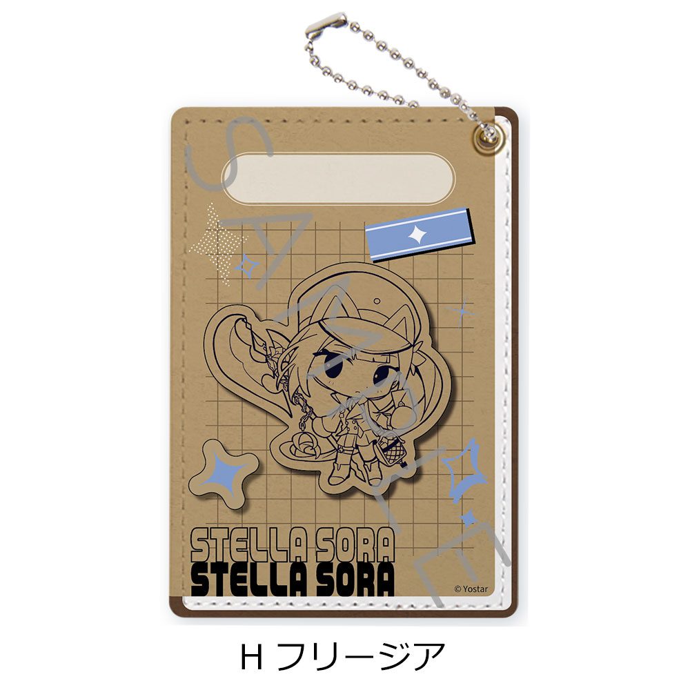 ステラソラ パスケース H フリージア ("Stella Sora" Pass Case H Freesia)
