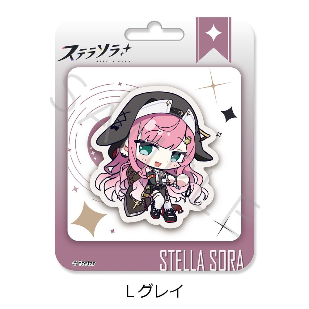 ステラソラ クリアカード L グレイ ("Stella Sora" Clear Card L Gerie)