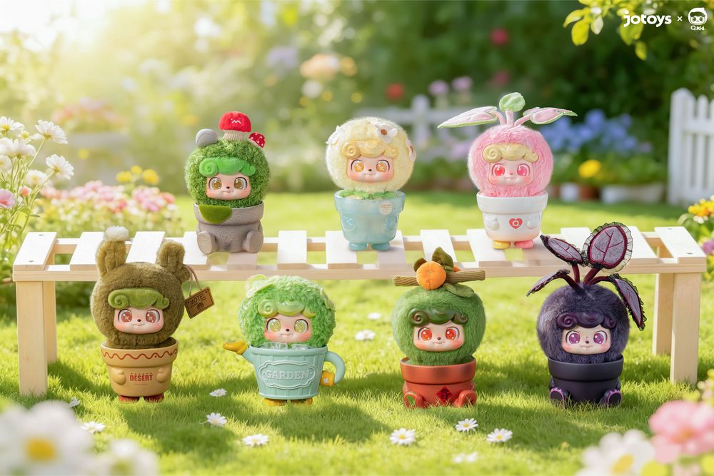 JOTOYS Q.Kid 盆栽物語シリーズ トレーディングプラッシュ (JOTOYS Q.KID HAPPY GARDEN SERIES TRADING PLUSH)