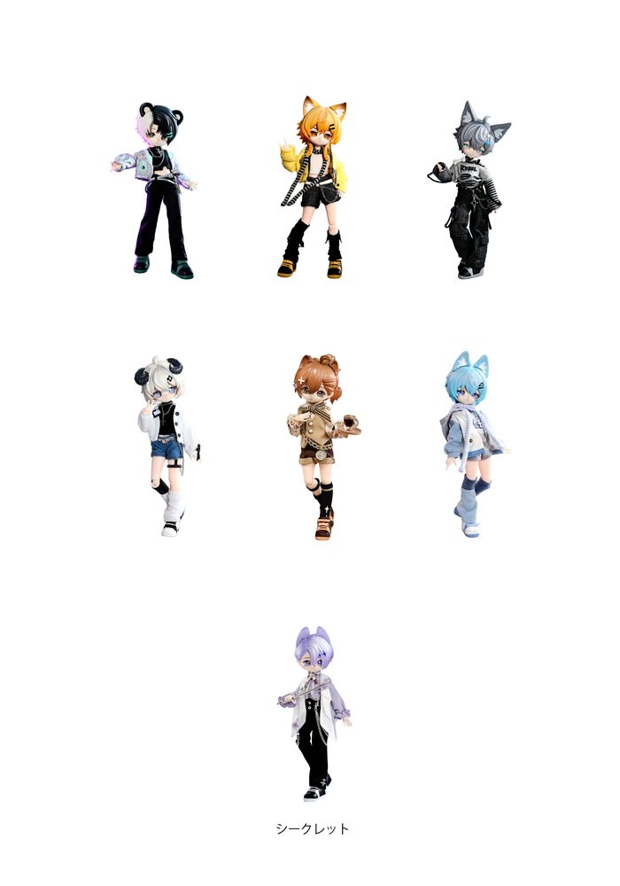 Nanodoll 街角での出会いシリーズ トレーディングドール (NANODOLL STREET ENCOUNTER SERIES TRADING DOLL)