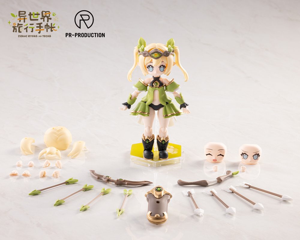 PR Production 異世界旅行の手帳シリーズ 新人レンジャー レベッカ・ヒル プラスチックモデルキット (PR PRODUCTION "ISEKAI RYOKO NO TECHO" SERIES 04 ROOKIE RANGER REBECCA HILL PLASTIC MODEL KIT)