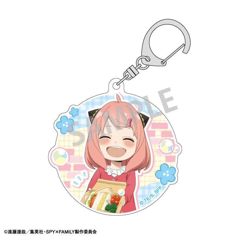 SPY×FAMILY アクリルキーホルダー おひるごはん/春のおでけけ ("SPY x FAMILY" Acrylic Key Chain Lunch / Spring Odekeke)