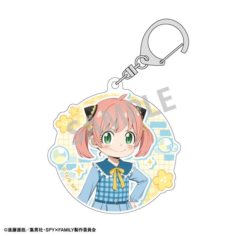 SPY×FAMILY アクリルキーホルダー おめかし/春のおでけけ ("SPY x FAMILY" Acrylic Key Chain Dress Up / Spring Odekeke)