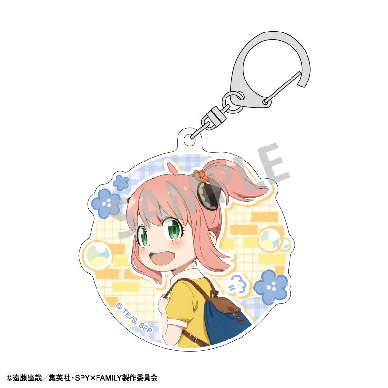 SPY×FAMILY アクリルキーホルダー しゅっぱつ/春のおでけけ ("SPY x FAMILY" Acrylic Key Chain Departure / Spring Odekeke)