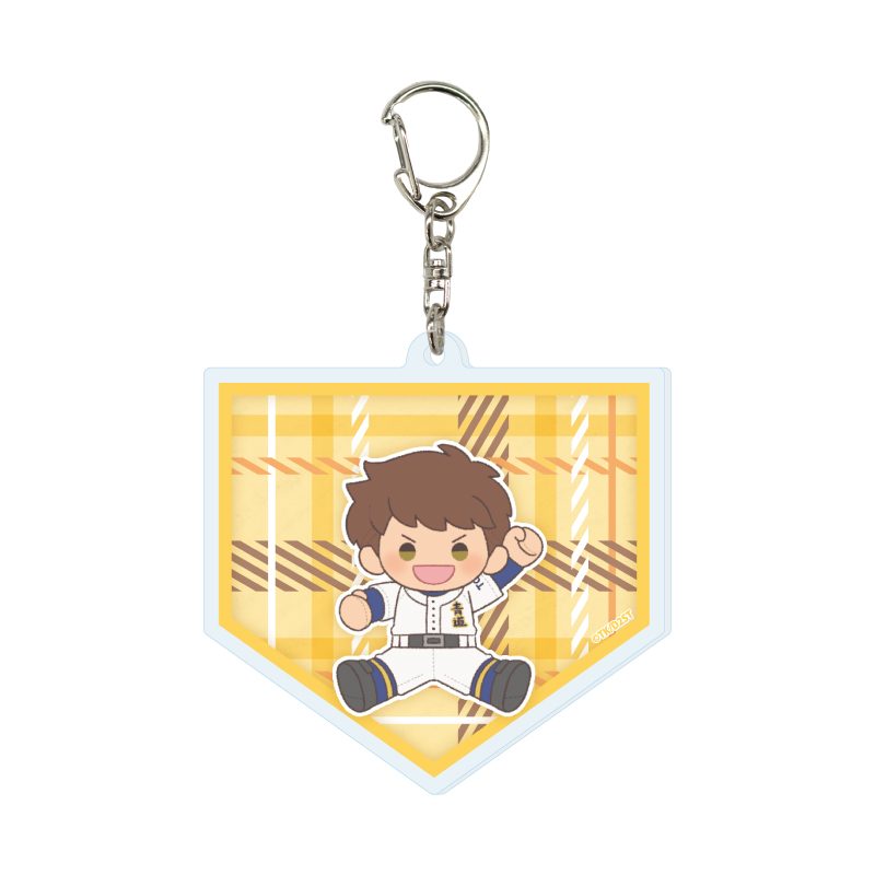 アクリルキーホルダー ダイヤのA act II -Second Season- 10 由井薫(ぽてぬいアート) (Acrylic Key Chain "Ace of Diamond act II -Second Season-" 10 Yui Kaoru (Potenui Art))