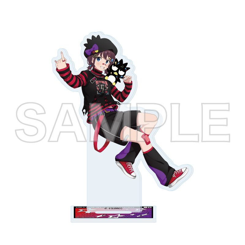 アクリルスタンド ガールズバンドクライ×サンリオキャラクターズ 19 井芹仁菜×バッドばつ丸(コラボイラスト) (Acrylic Stand "Girls Band Cry" x Sanrio Characters 19 Iseri Nina x Bad Badtz-Maru (Collaboration Illustration))