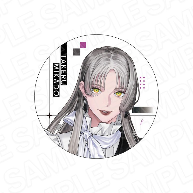 ブレイクマイケース デカンバッチ 2nd Anniversary 御門尊 ("Break My Case" Deka Can Badge 2nd Anniversary Mikado Takeru)