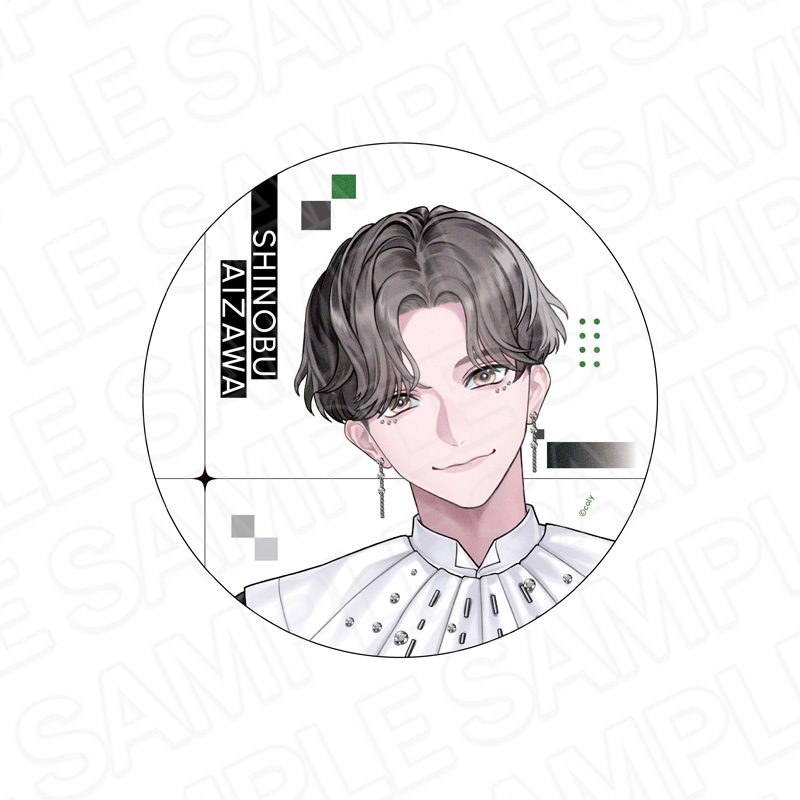 ブレイクマイケース デカンバッチ 2nd Anniversary 相沢篠信 ("Break My Case" Deka Can Badge 2nd Anniversary Aizawa Shinobu)