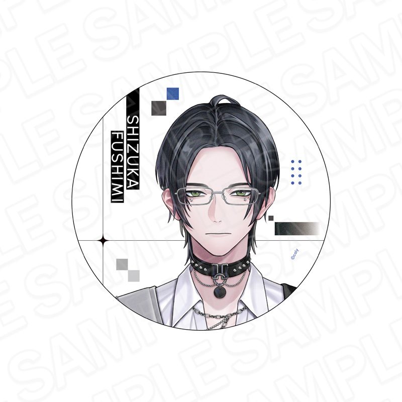 ブレイクマイケース デカンバッチ 2nd Anniversary 節見静 ("Break My Case" Deka Can Badge 2nd Anniversary Fushimi Shizuka)
