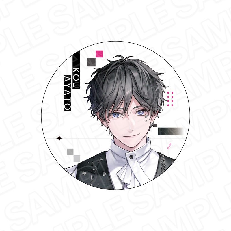 ブレイクマイケース デカンバッチ 2nd Anniversary 綾戸恋 ("Break My Case" Deka Can Badge 2nd Anniversary Ayato Kou)