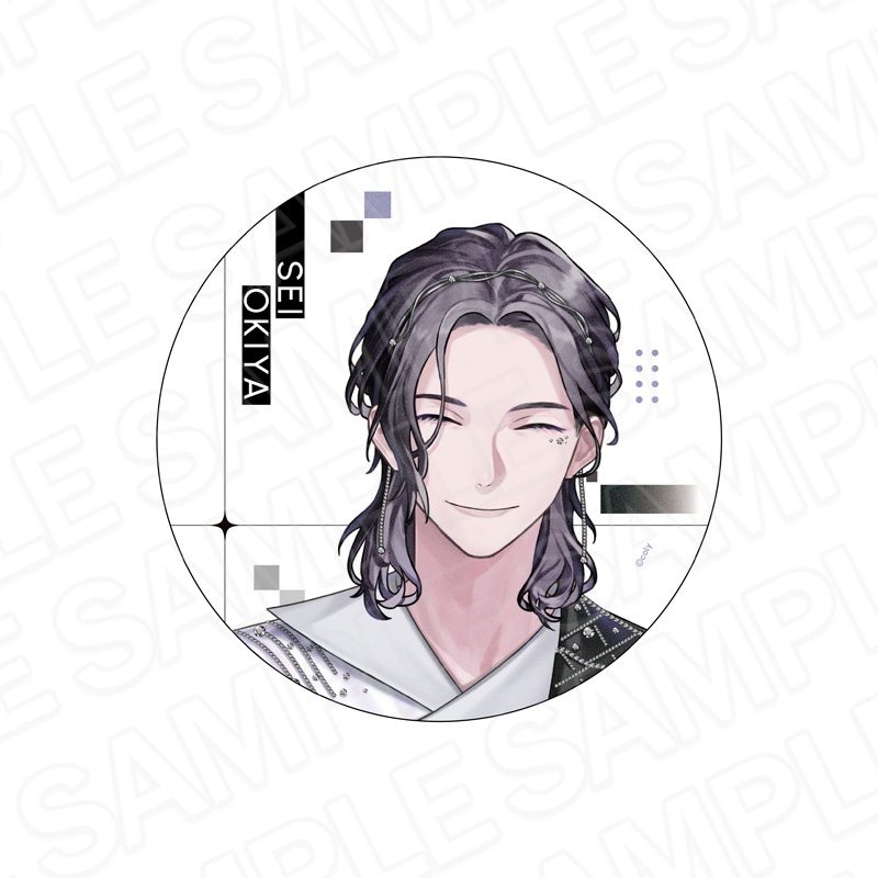 ブレイクマイケース デカンバッチ 2nd Anniversary 隠岐谷誓 ("Break My Case" Deka Can Badge 2nd Anniversary Okiya Sei)