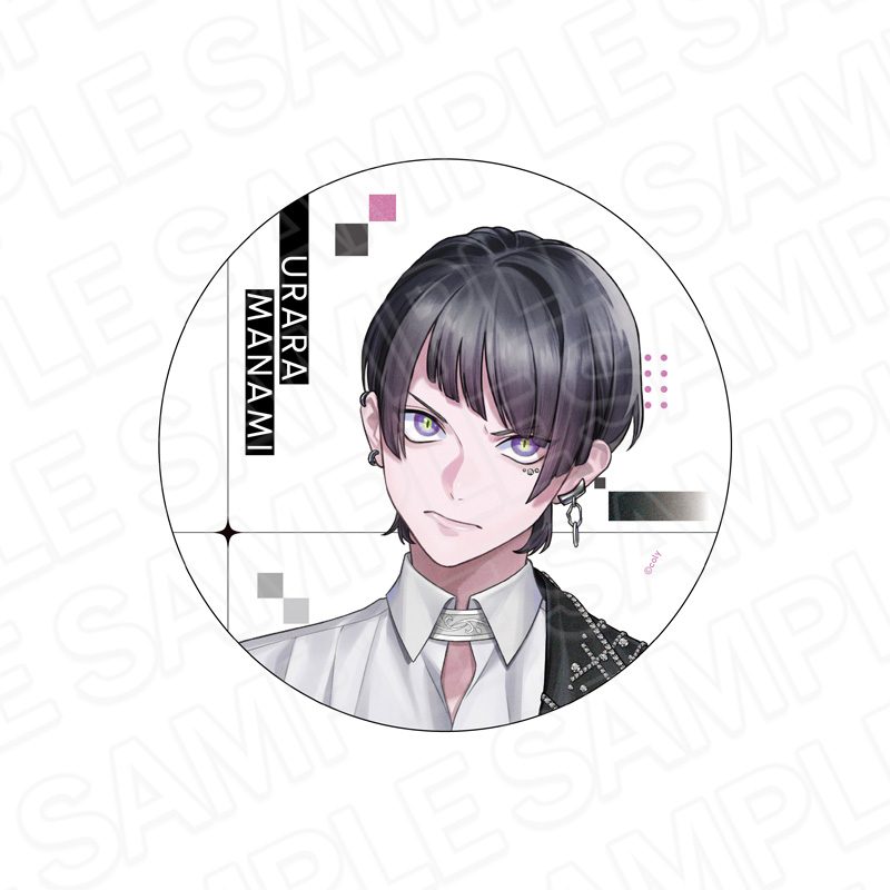 ブレイクマイケース デカンバッチ 2nd Anniversary 麻波麗 ("Break My Case" Deka Can Badge 2nd Anniversary Manami Urara)