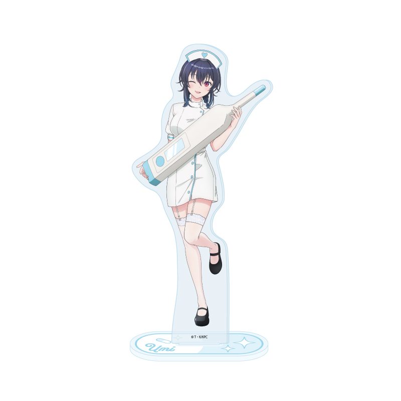 アクリルスタンド クラスで2番目に可愛い女の子と友だちになった 01 朝凪海 ナースVer.(描き下ろしイラスト) (Acrylic Stand "I Made Friends with the Second Prettiest Girl in My Class" 01 Asanagi Umi Nurse Ver. (Original Illustration))