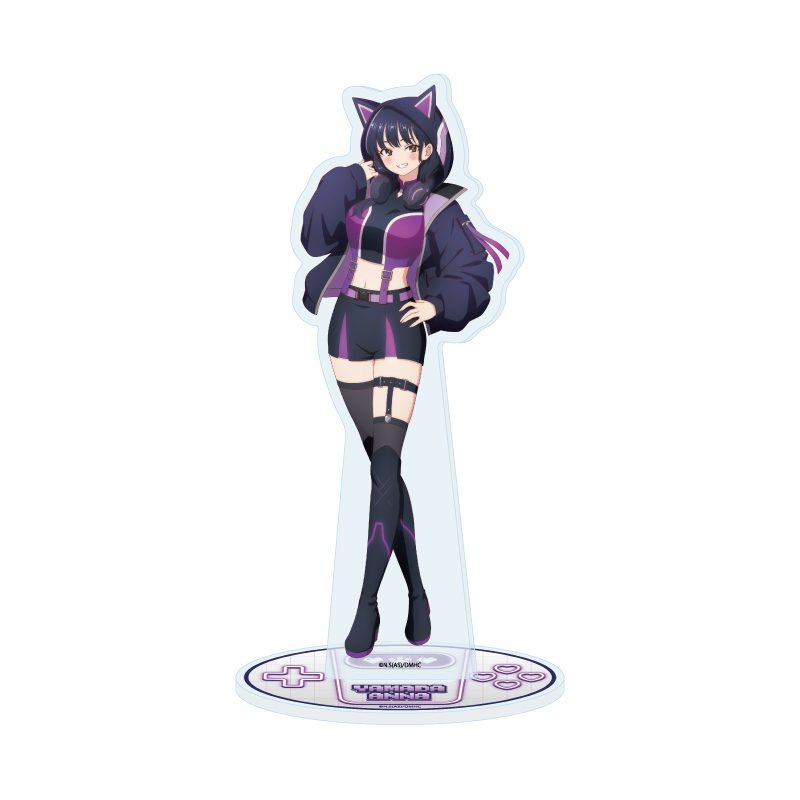 アクリルスタンド 僕の心のヤバイやつ 08 山田杏奈 サイバーネオンVer. B(描き下ろしイラスト) (Acrylic Stand "The Dangers in My Heart" 08 Yamada Anna Cyber Neon Ver. B (Original Illustration))