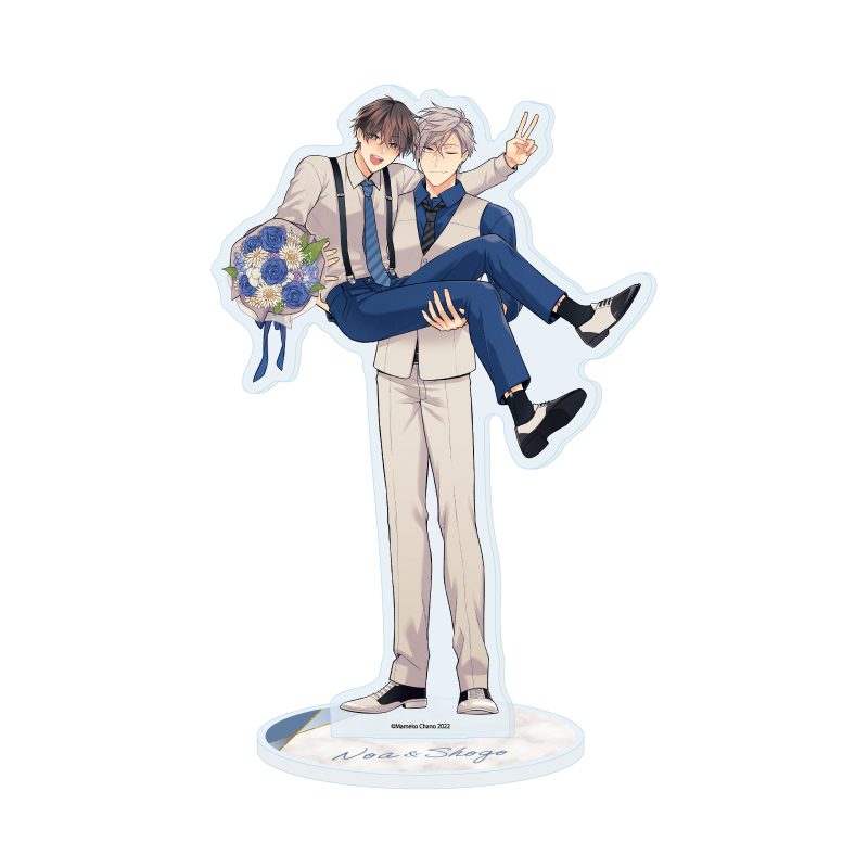 アクリルスタンド 茶野まめこ先生 02 失恋オメガは愛されたい(描き下ろしイラスト) (Acrylic Stand Mameko Chano Works 02 "Shitsuren Omega ha Aisaretai" (Original Illustration))