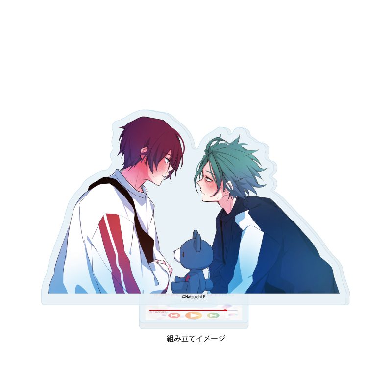 アクリルスタンドプレート 虚無男 03 清見向&宮一(公式イラスト) (Acrylic Stand Plate "Kyomuo" 03 Kiyomi Mukae & Miya Hajime (Official Illustration))